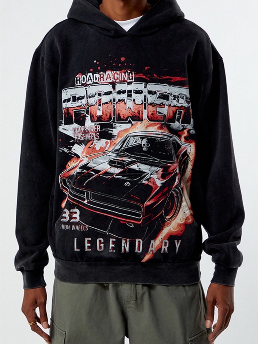 PacSun Vintage Car Hoodie